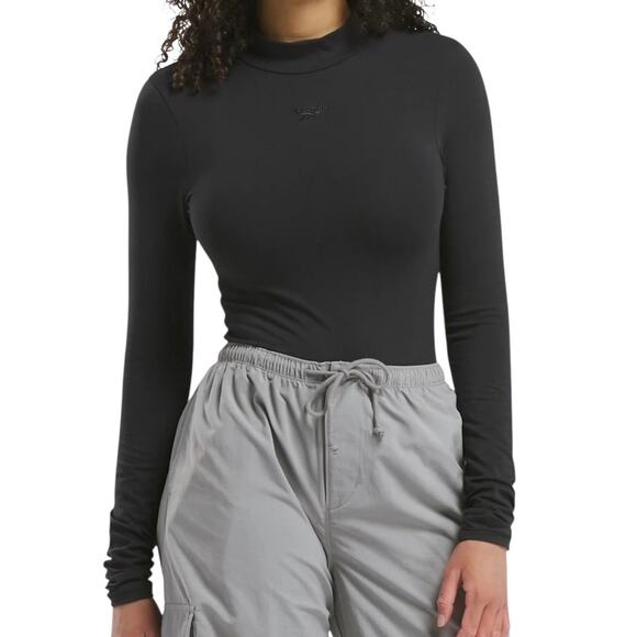 Reebok Tops - Reebok Women’s Wardrobe Essentials Mock Neck Bodysuit Black Size M